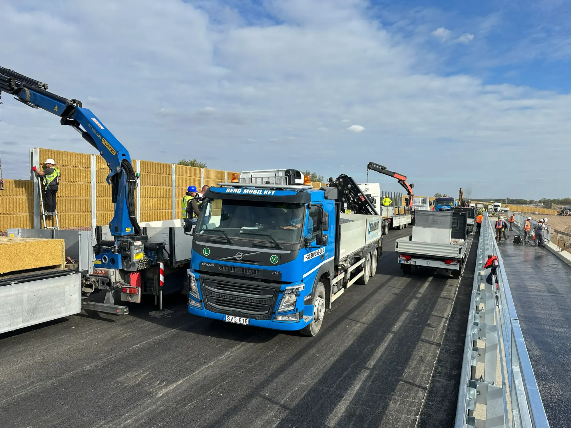 M44-M5 autópálya csomópont, B736 j. híd – XTR Akusztik-F, helyszíni fotó 2