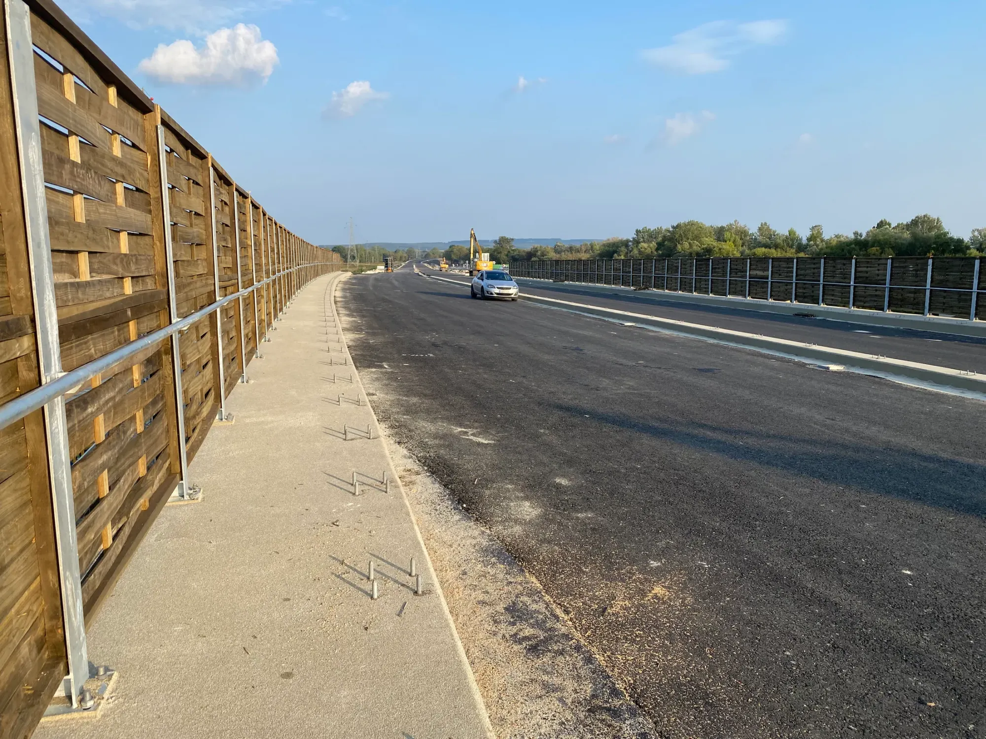 M76 II. szakasz madrterelő fal – FA Madár, helyszíni fotó 2