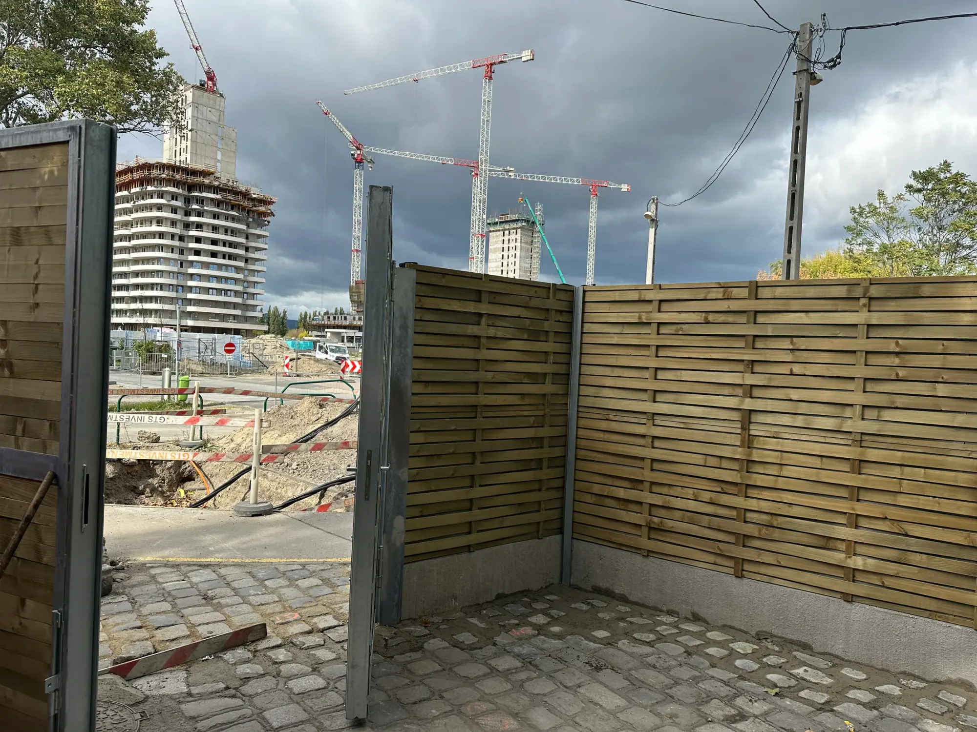 Budapest Meder utcai lakópark építés – Alu FA II, helyszíni fotó 3