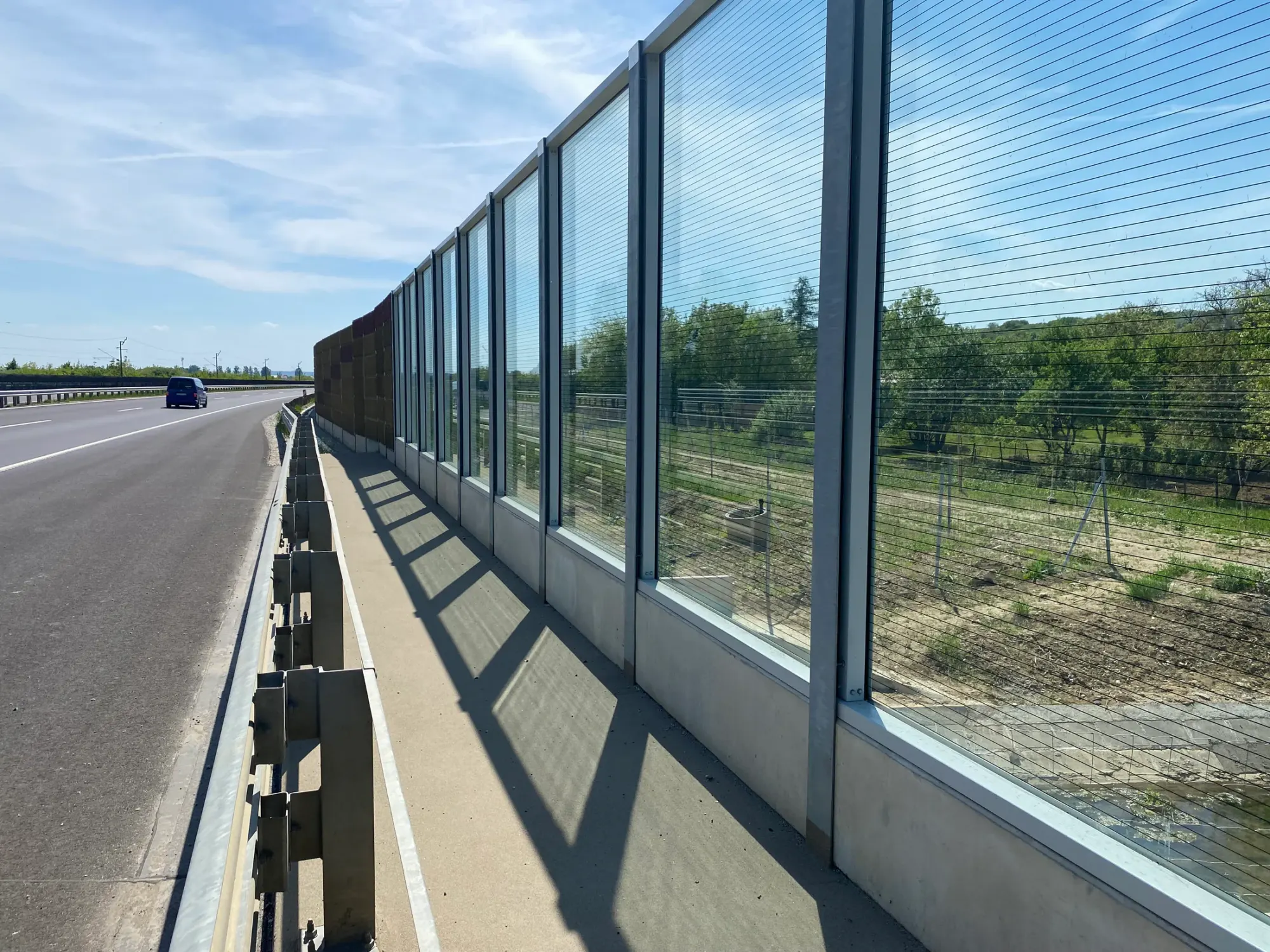 M30 autópálya Miskolc-Tornyosnémeti – XTR Akusztik-F, XTR Akusztik-2, MDS üveg, helyszíni fotó 3